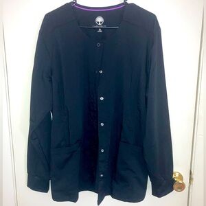 Healing Hands Daisy Scrub Jacket